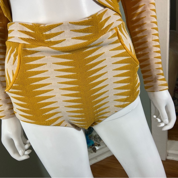 New Seea Georgia Bottoms Palomar Rashguard Top Areia Geometric Swimwear Bikini L - Picture 7 of 14